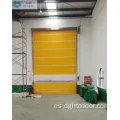 Puerta de obturador de rodillo de acción rápida automática de PVC